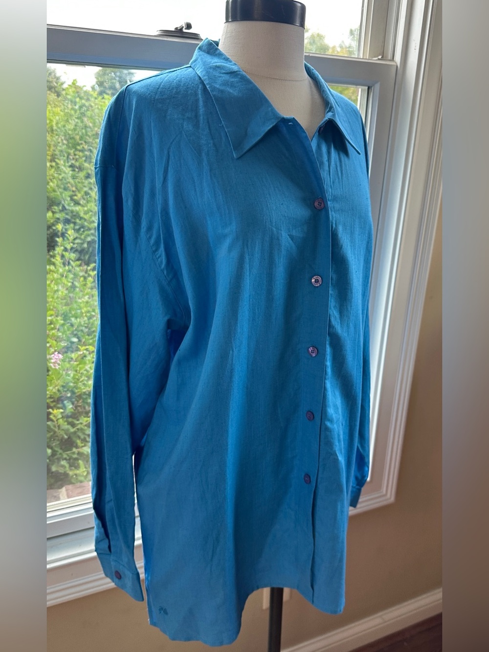 NWT Vintage Lilly Pulitzer White Label Linen Sandi‎ Shirt, Sz XL